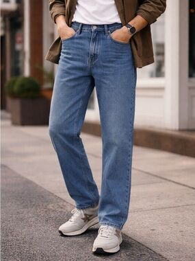 Levi’s 512 Slim Fit Jeans Men 34x32 Medium Wash Tapered Denim